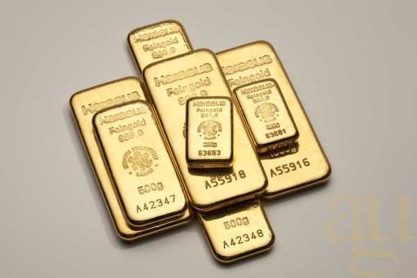 250 Gramm Goldbarren Heraeus