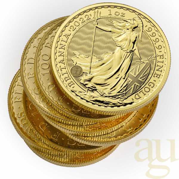 1/10 Unze Goldmünze Britannia 2022