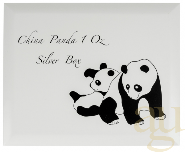 China Panda Münzbox für 40x 1oz Silbermünze