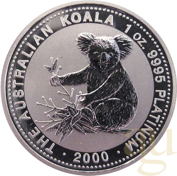 1/10 Unze Platinmünze Australien Koala