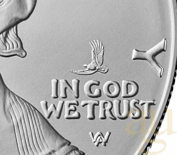 1 Unze Silbermünze American Eagle 2025 - Privy Mark