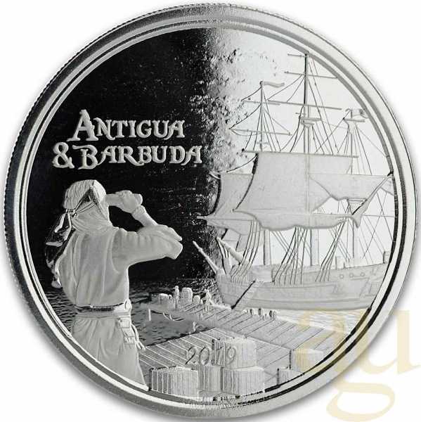 1 Unze Silbermünze EC8 Antigua & Barbuda - Rum Runner 2019