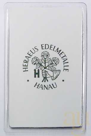31,1 Gramm Platinbarren Heraeus