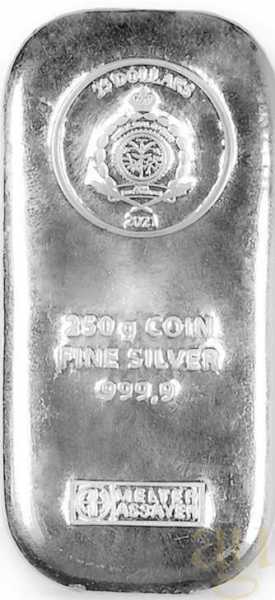 250 Gramm Silber Argor Heraeus Niue Münzbarren
