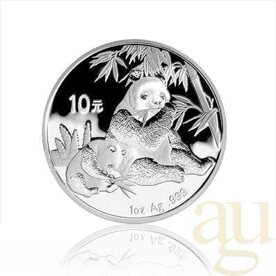 1 Unze Silbermünze China Panda 2007