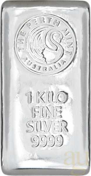 1 Kilogramm Silberbarren Perth Mint
