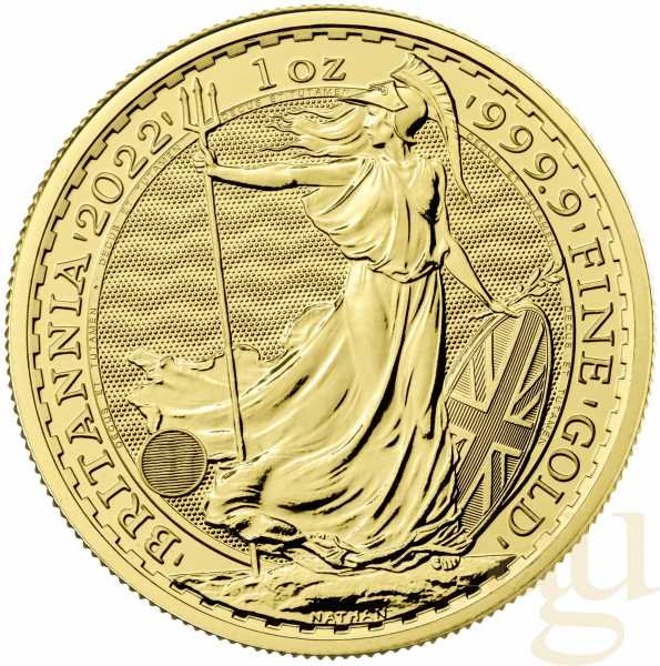 1 Unze Goldmünze Britannia 2022