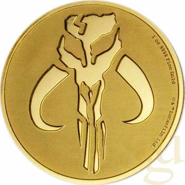 1 Unze Goldmünze Niue Star Wars - The Mandalorian 2020