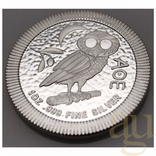 1 Unze Silbermünze Niue Eule von Athen 2021