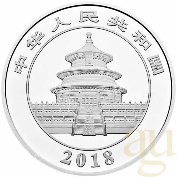 1 Kilogramm Silbermünze China Panda 2018 proof