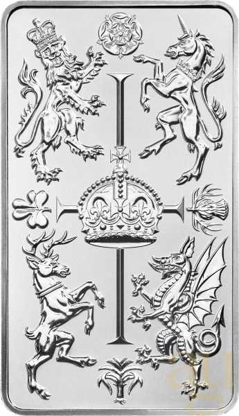 31,1 Gramm Silberbarren The Royal Mint - Coronation Celebration