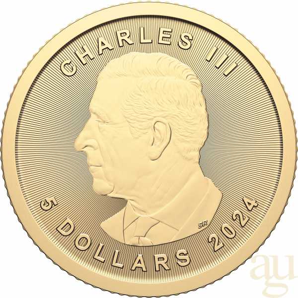 1/10 Unze Goldmünze Maple Leaf 2024