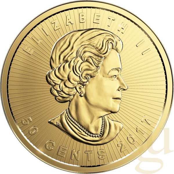 1 Gramm Goldmünze Maple Leaf