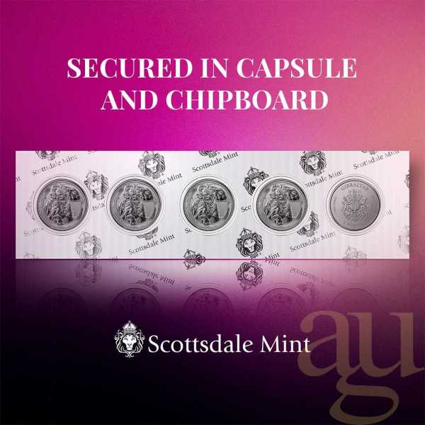 1 Unze Silbermünze Gibraltar War Elephant 2023