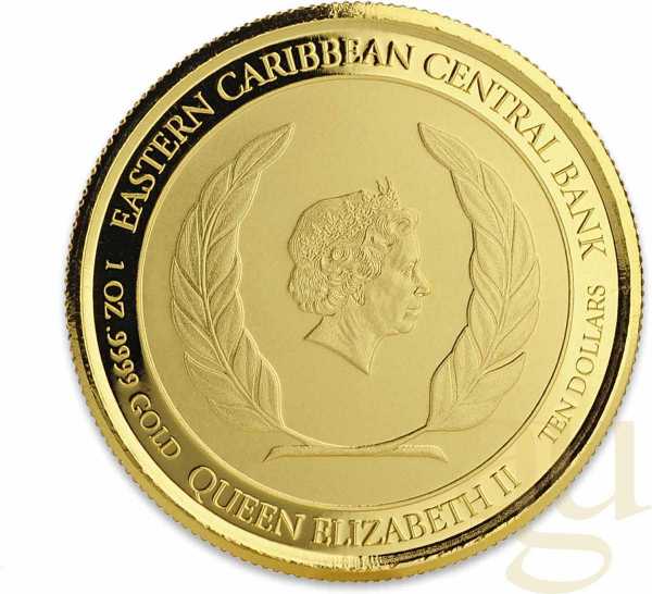 1 Unze Goldmünze EC8 Grenada - Diving Paradise 2018