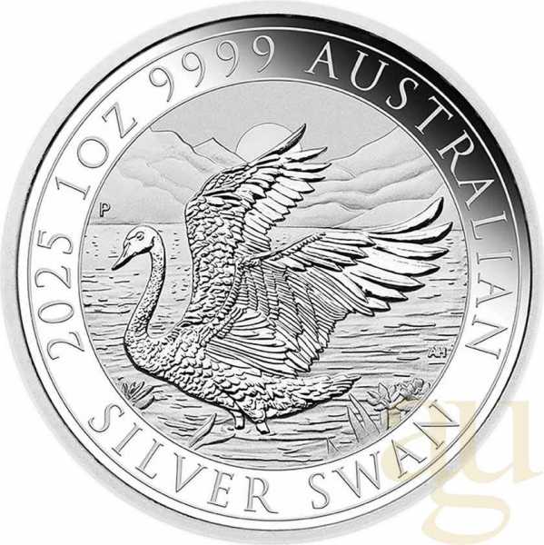 1 Unze Silbermünze Australien Schwan 2025