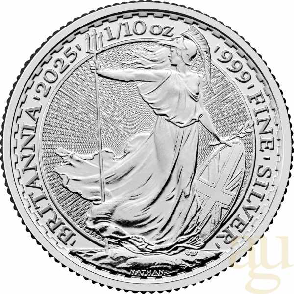 1/10 Unze Silbermünze Britannia 2025