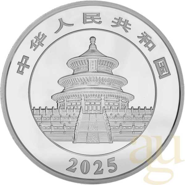 150 Gramm Silbermünze China Panda 2025 proof