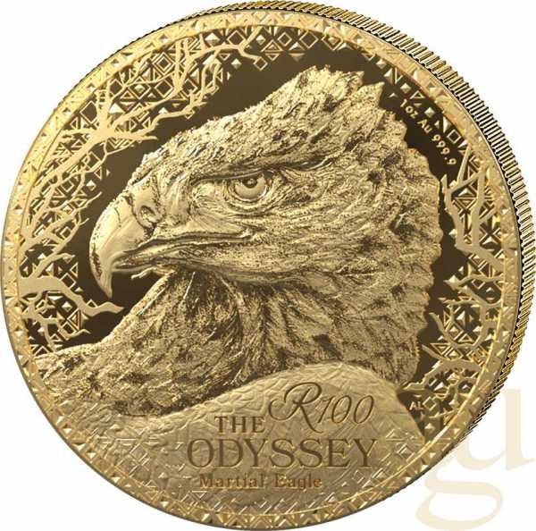 1 Unze Goldmünze Südafrika Odyssey of the Sky Martial Eagle 2026