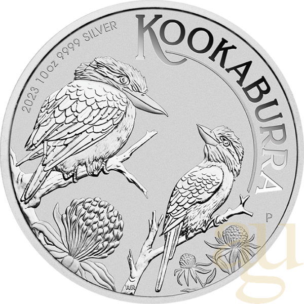 10 Unzen Silbermünze Australien Kookaburra 2023