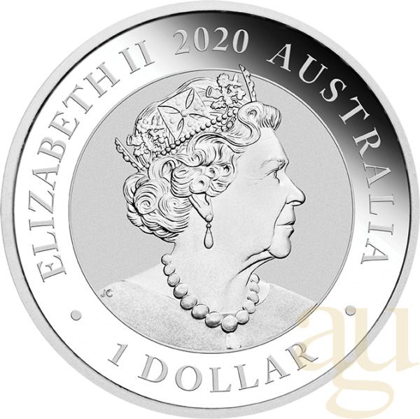 1 Unze Silbermünze Australien Schwan 2020