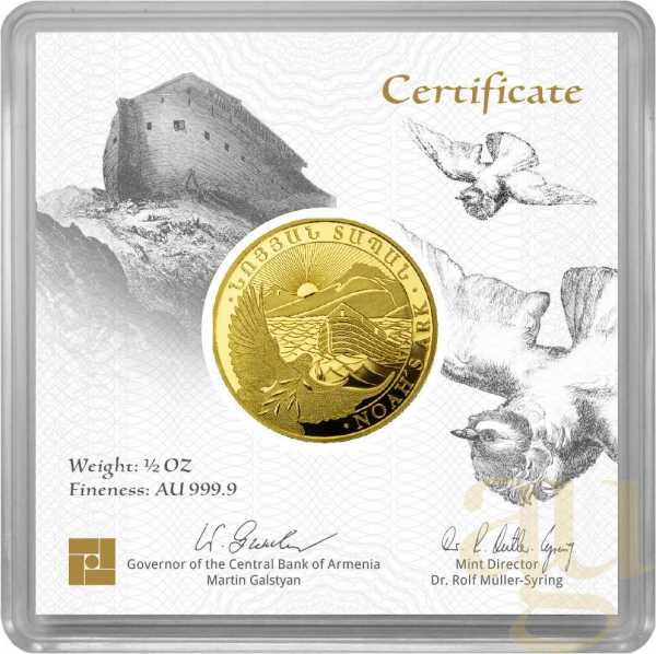 1/2 Unze Goldmünze Arche Noah 2022
