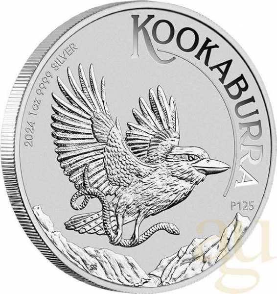 1 Unze Silbermünze Australien Kookaburra 2024
