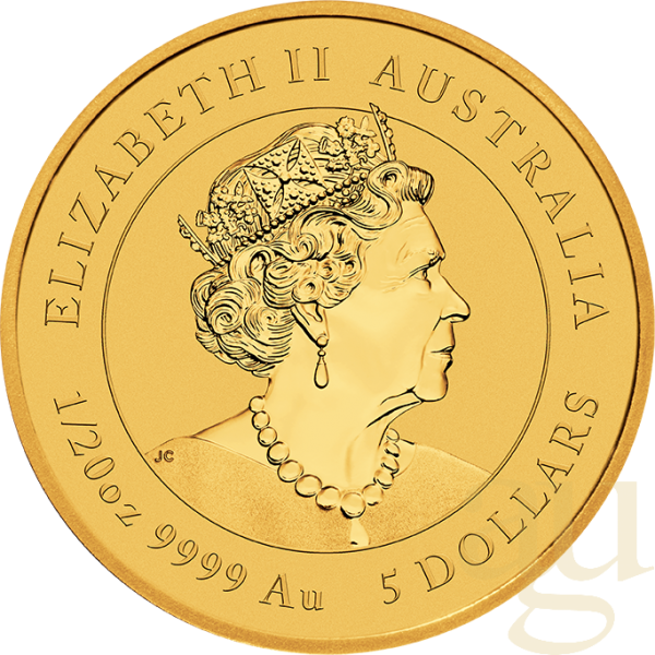 1/20 Unze Goldmünze Australien Lunar III Hase 2023
