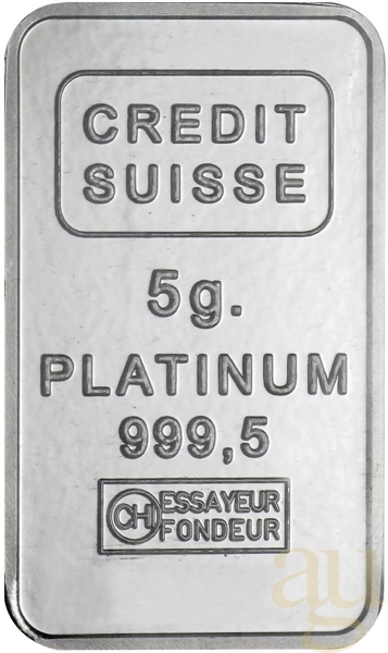 5 Gramm Platinbarren