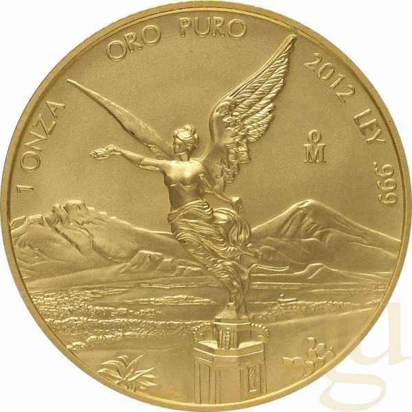 1 Unze Goldmünze Mexiko Libertad 2012