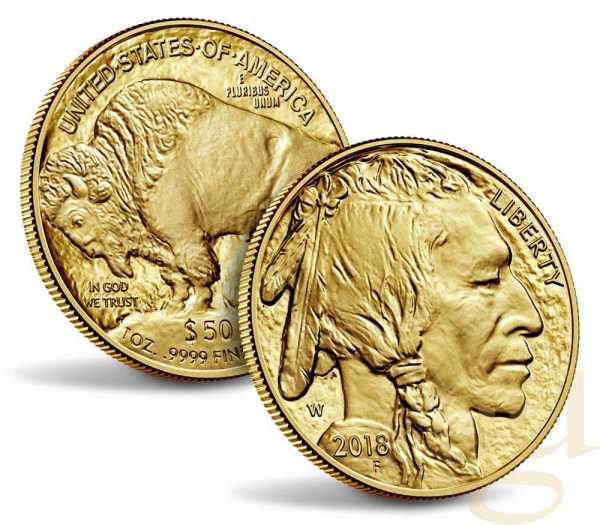 1 Unze Goldmünze American Buffalo 2011 polierte Platte