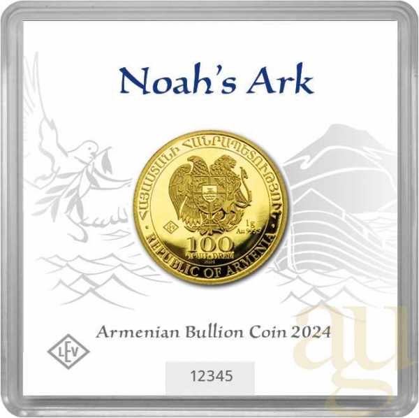 1 Gramm Goldmünze Arche Noah 2024