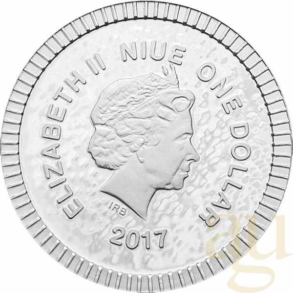 1/4 Unze Silbermünze Niue Eule von Athen