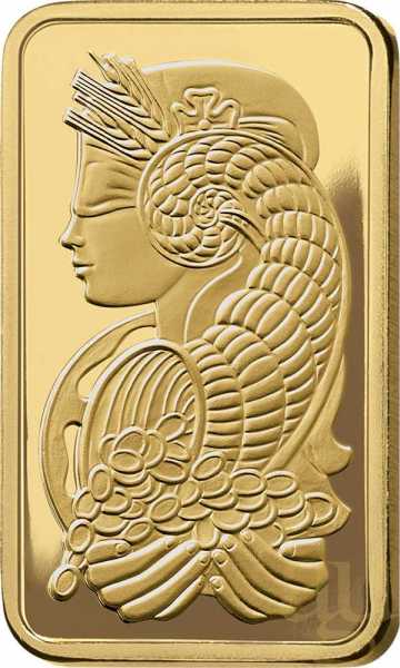 100 Gramm Goldbarren PAMP Fortuna