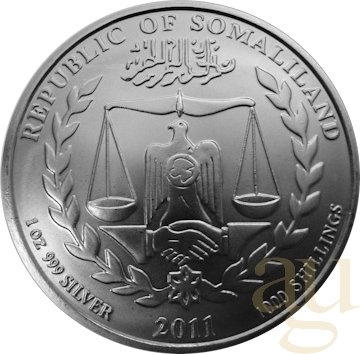 1 Unze Silbermünze Somaliland Hase 2011
