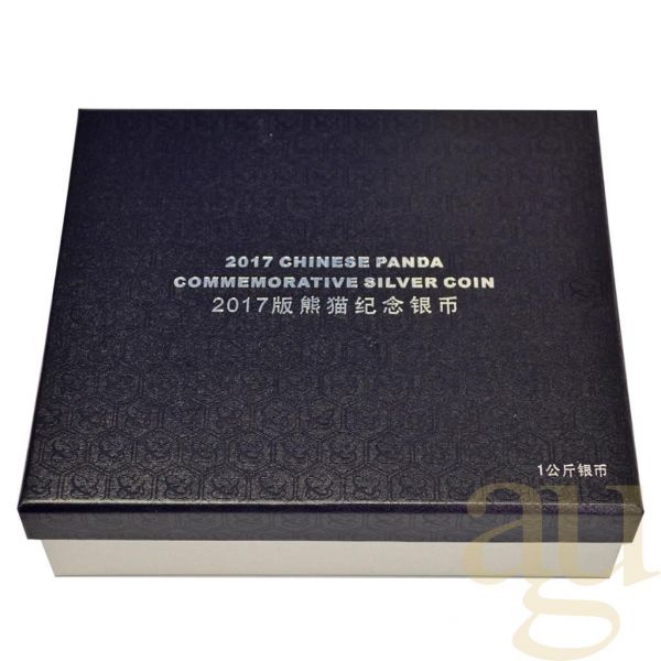 1 Kilogramm Silbermünze China Panda 2018 proof