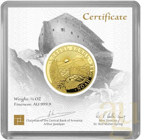 1/2 Unze Goldmünze Arche Noah 2020