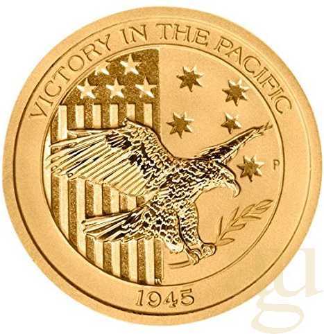 1/4 Unze Goldmünze Australien Victory in the Pacific 2017