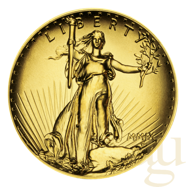 20 Dollars USA Goldmünze 2009 Ultra High Relief Double Eagle