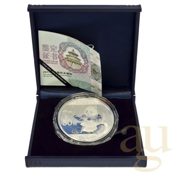 150 Gramm Silbermünze China Panda 2020 proof