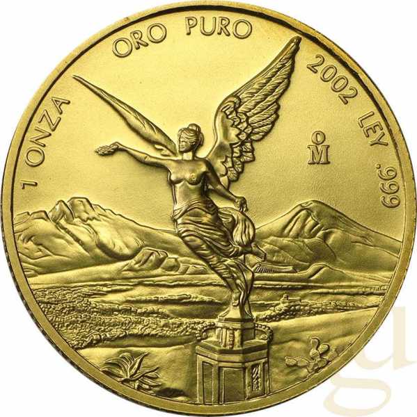 1 Unze Goldmünze Mexiko Libertad 2002