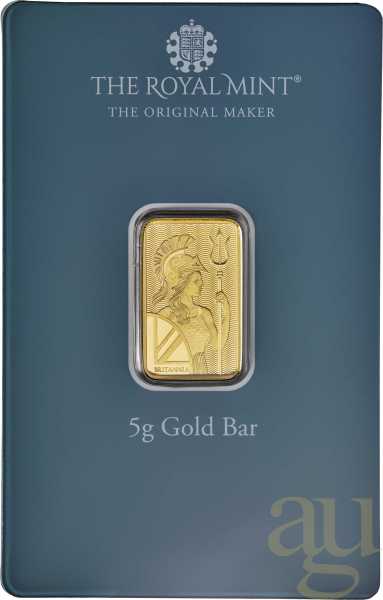 5 Gramm Goldbarren The Royal Mint - Happy Birthday