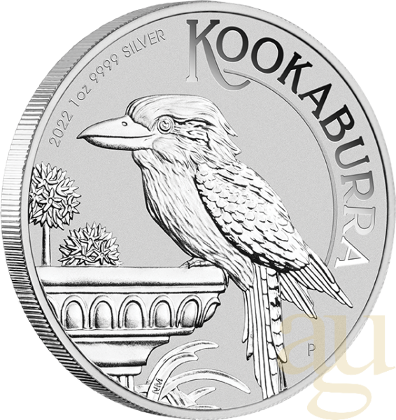 1 Unze Silbermünze Australien Kookaburra 2022 - regelbesteuert