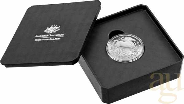 1 Unze Silbermünze Australien RAM Lunar Pferd 2026 Domed - Proof