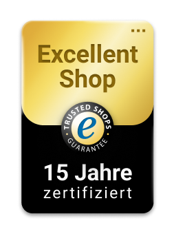 Trusted Shops Excellent Shop Award – 15 Jahre zertifiziert